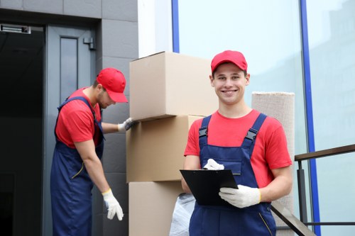 Packed moving van for local removals in Collierswood