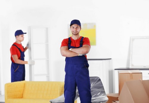 Household items packed for short-term storage in Collierswood