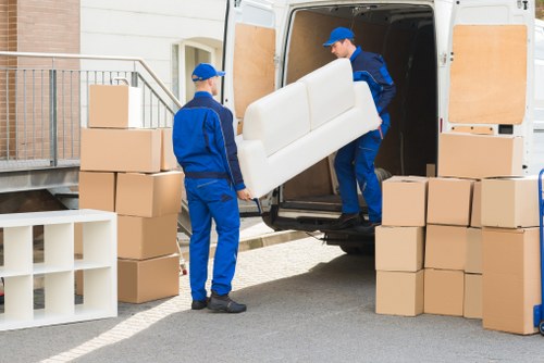 Professional removals team planning a house move in Collierswood