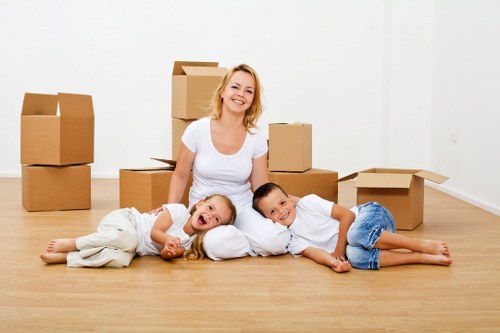 Packed storage unit in Collierswood showing organized boxes and furniture